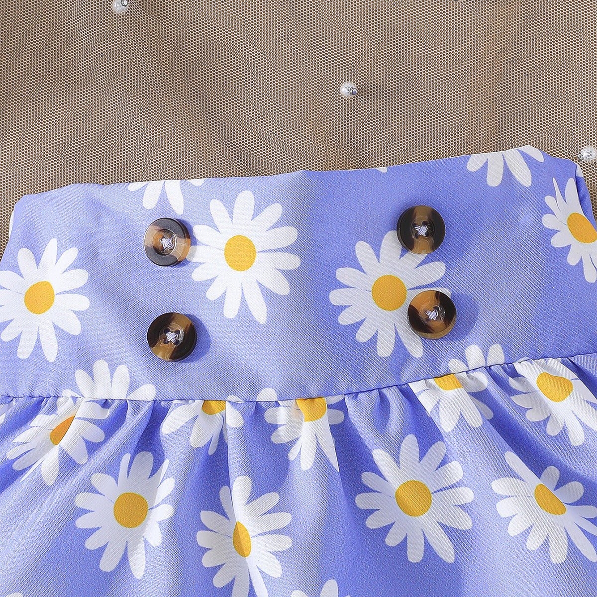 Girls Round Neck Top with Skirt