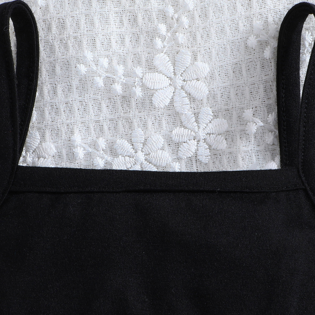 Girls Black Top with Skirt