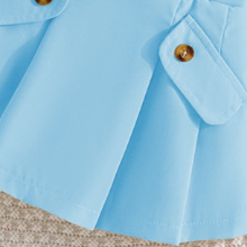 Blue Infant Girls Top with Skirt