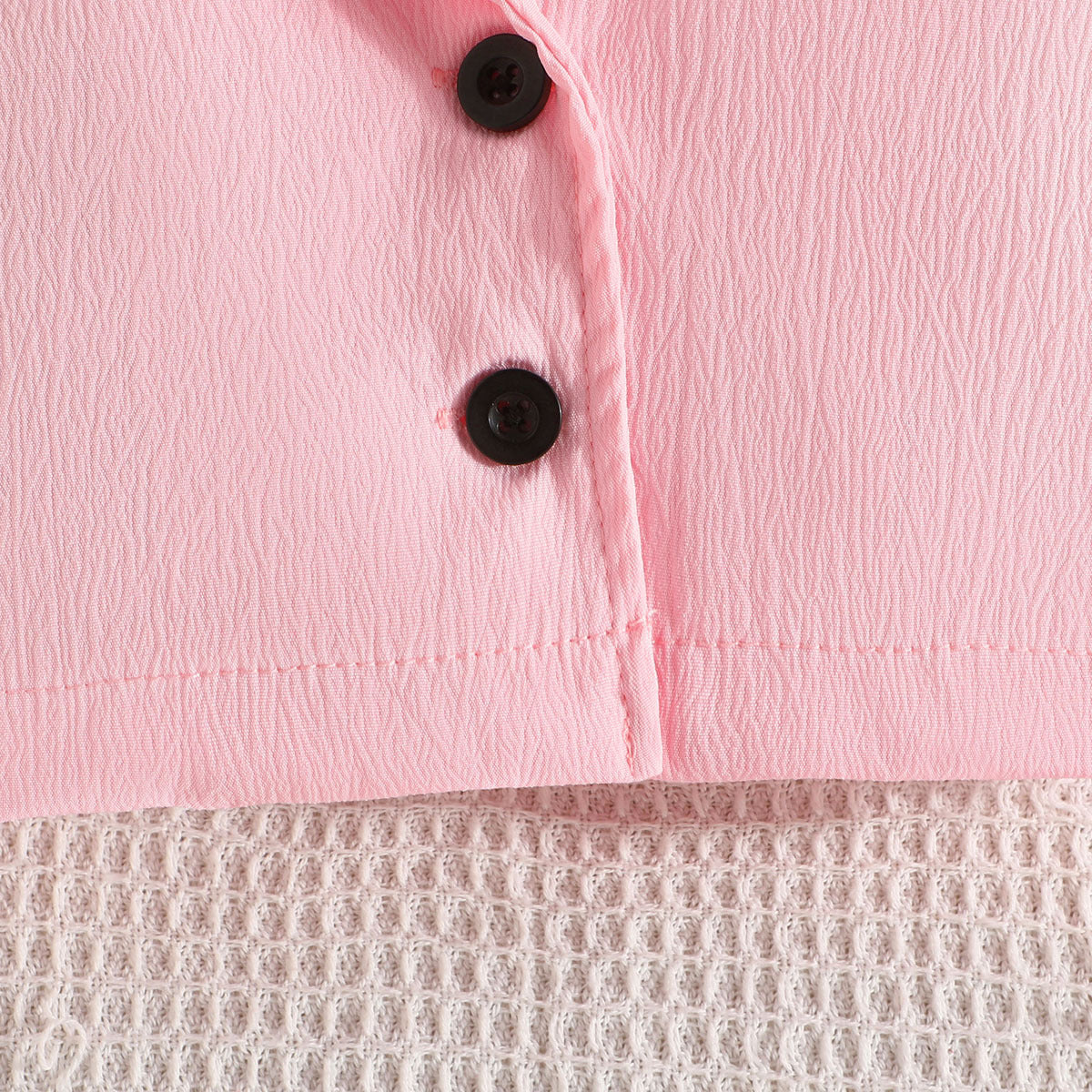 Girls Shirt Collar Top with Bootcut Trousers