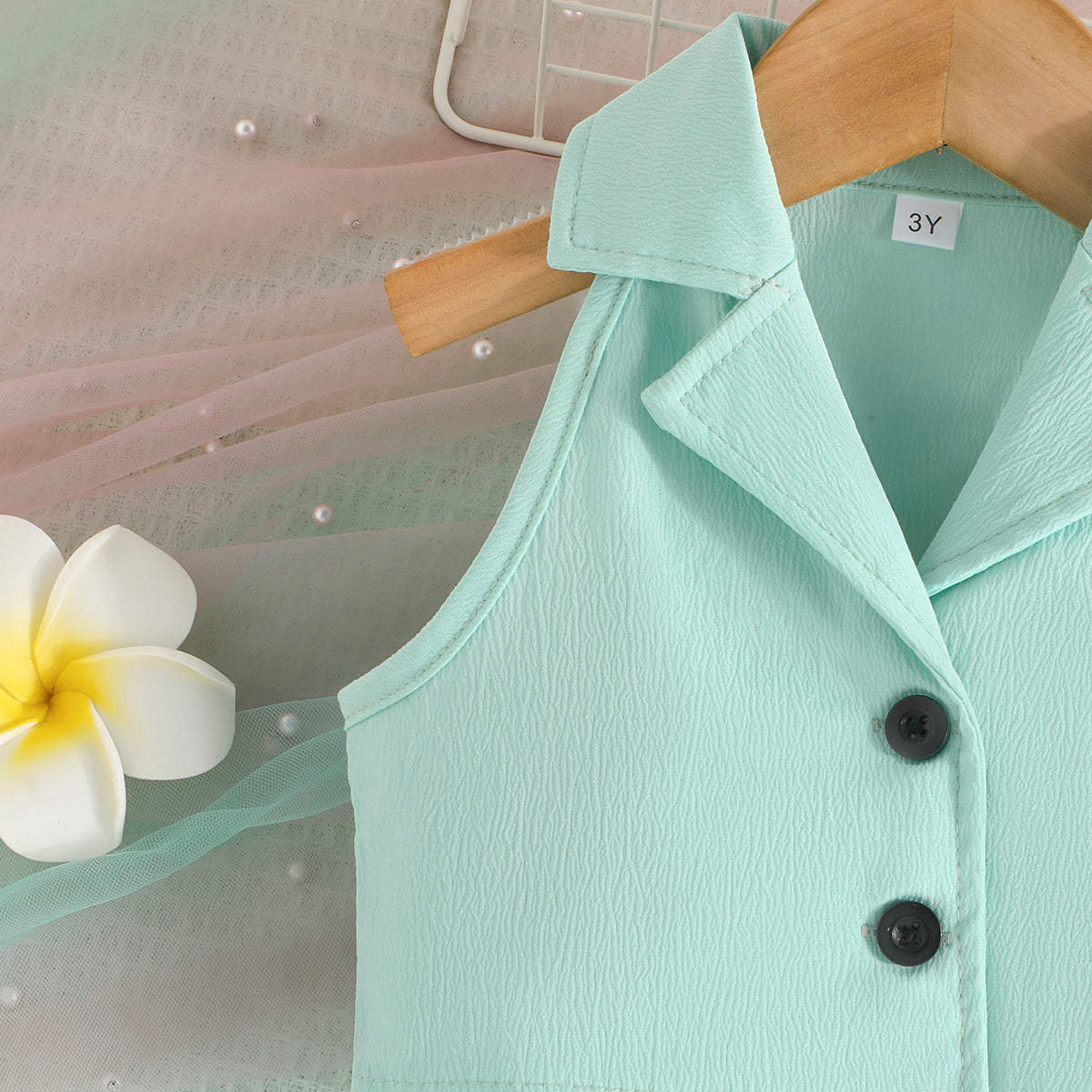 Girls Green Top with Trouser