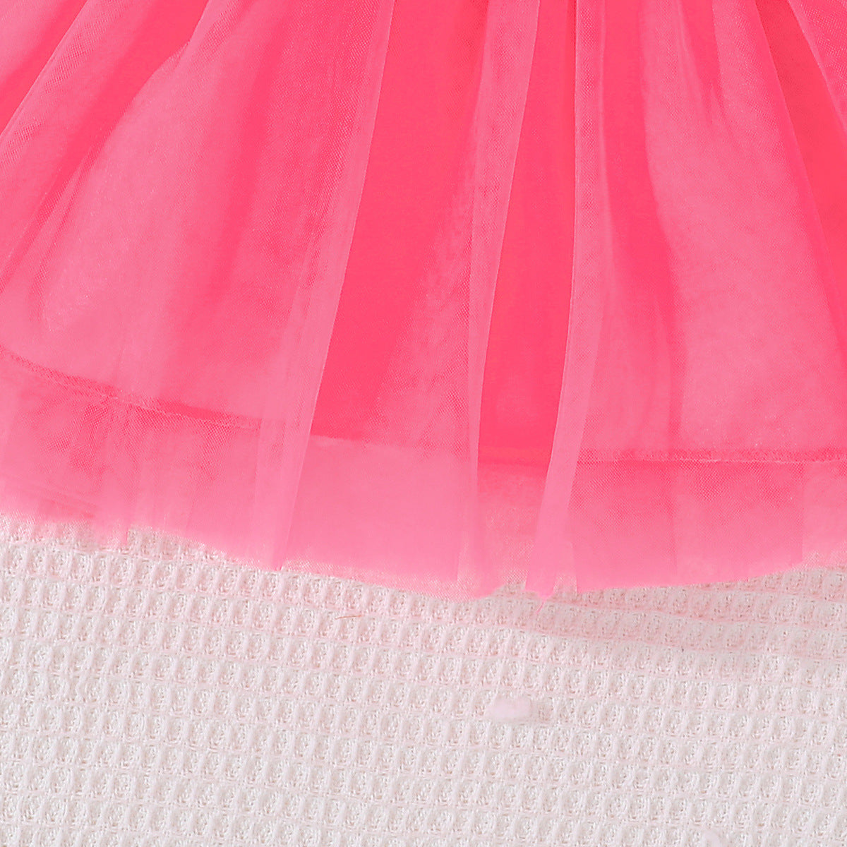 Fuchsia Girls Shirt Collar Sleeveless Bow Detail Fit & Flare Dress