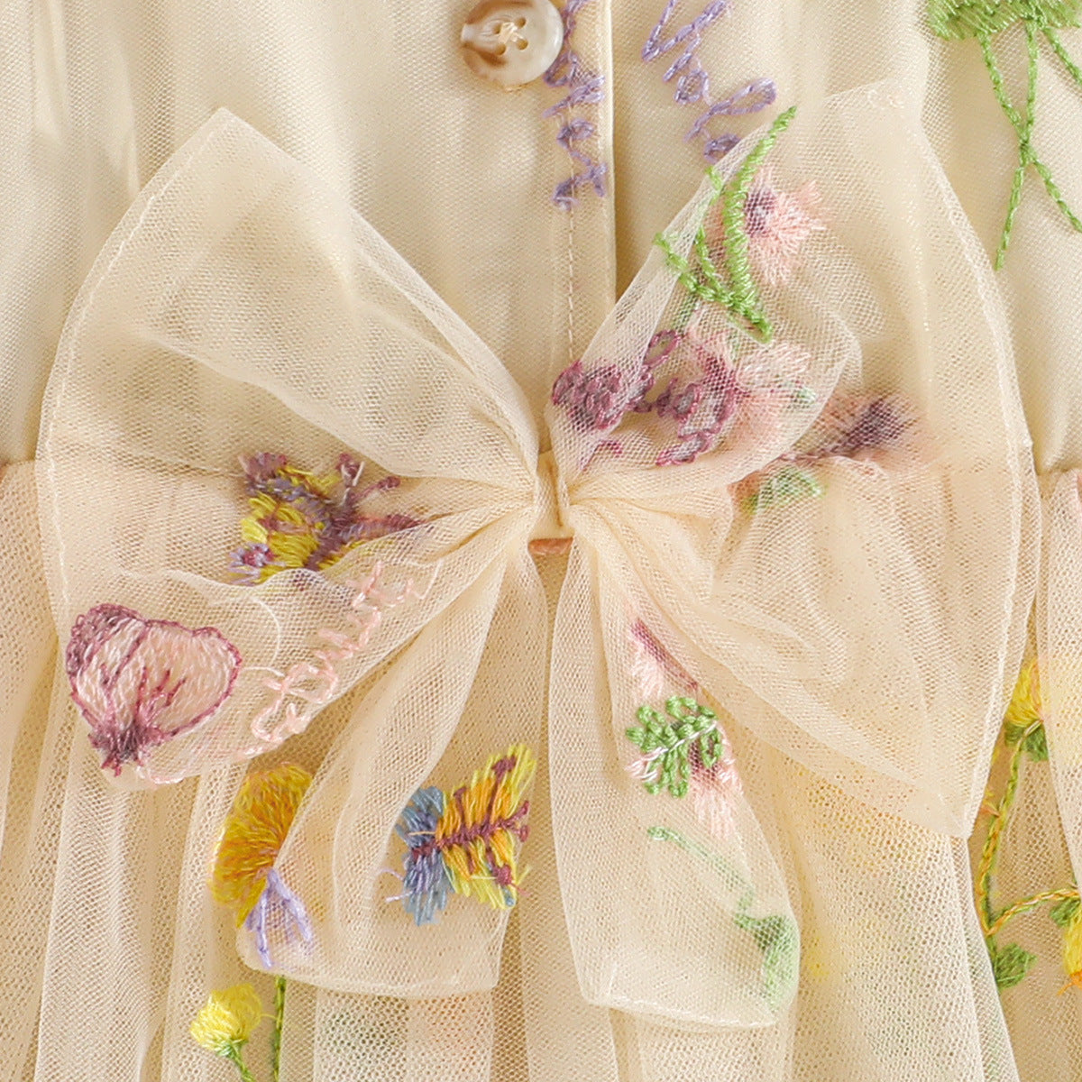 Girls Floral Printed Fit & Flare Dress