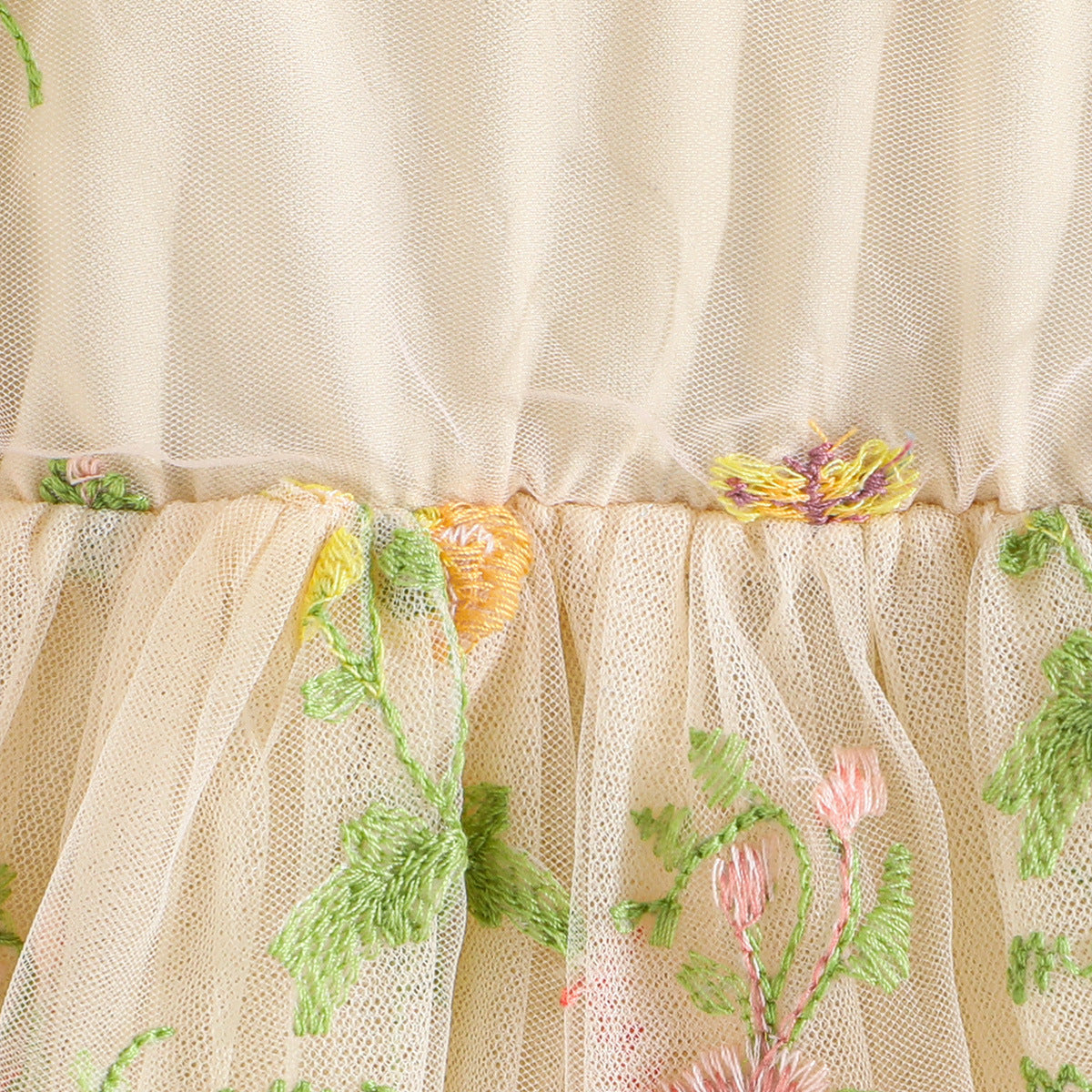 Girls Floral Printed Fit & Flare Dress