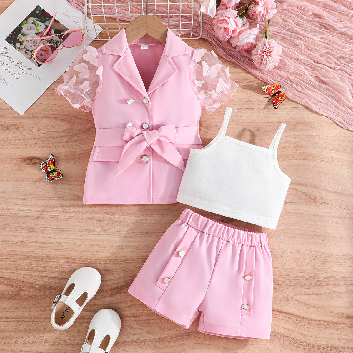 Girls Top with Shorts