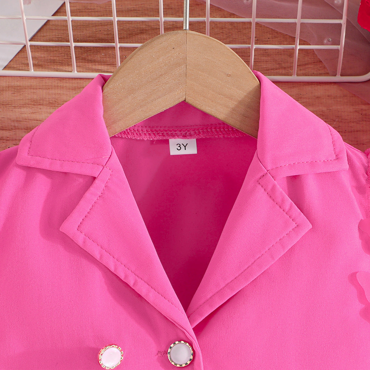 Girls Shoulder Strap Top with Shorts