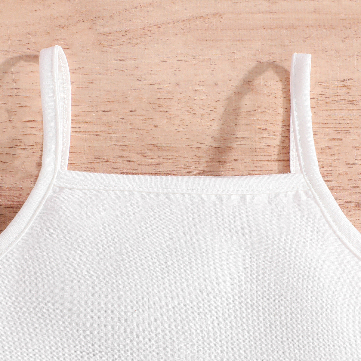 Girls Shoulder Strap Top with Shorts