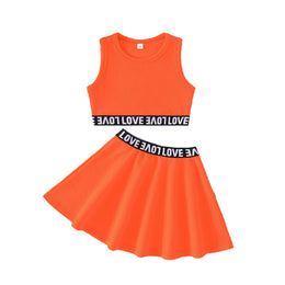 Girls Top with Skirt