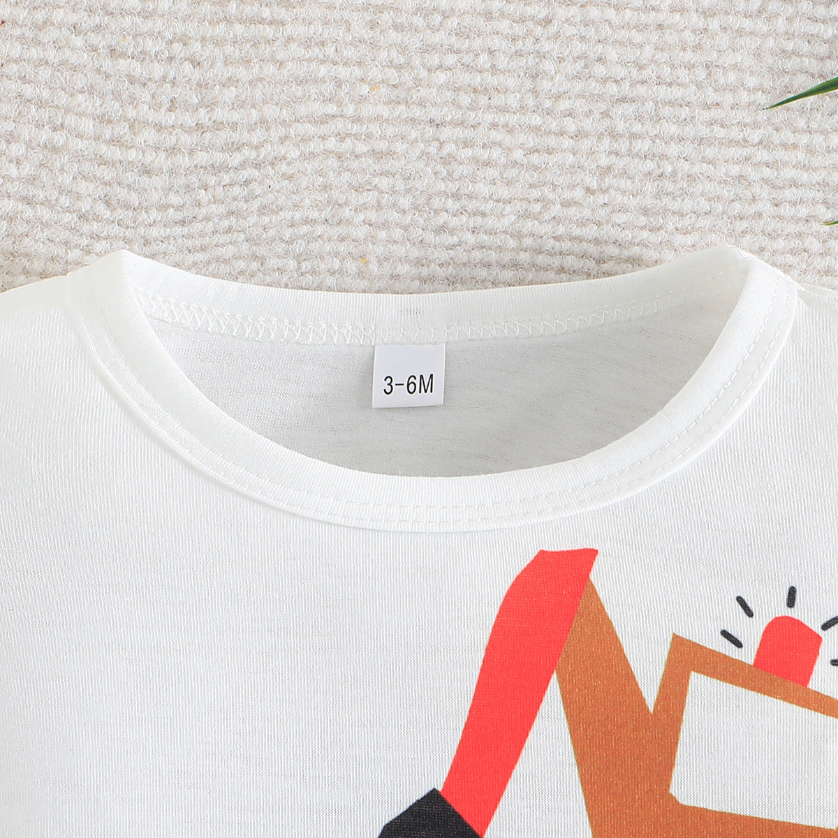 Boys Printed T-shirt with Shorts