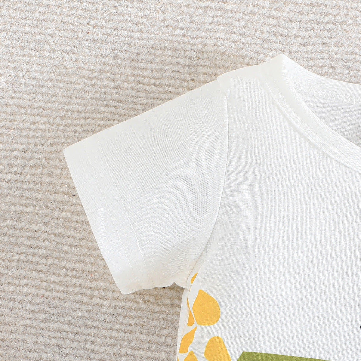 Boys Printed T-shirt with Shorts