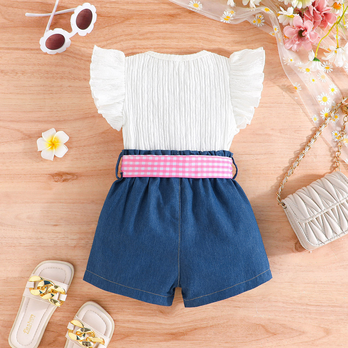 Girls Top with Shorts