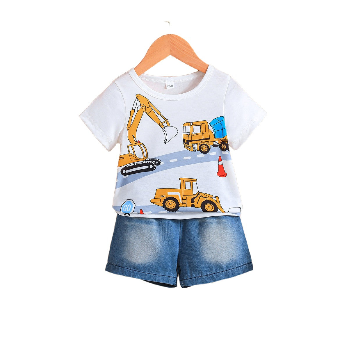 Boys Printed Top with Shorts