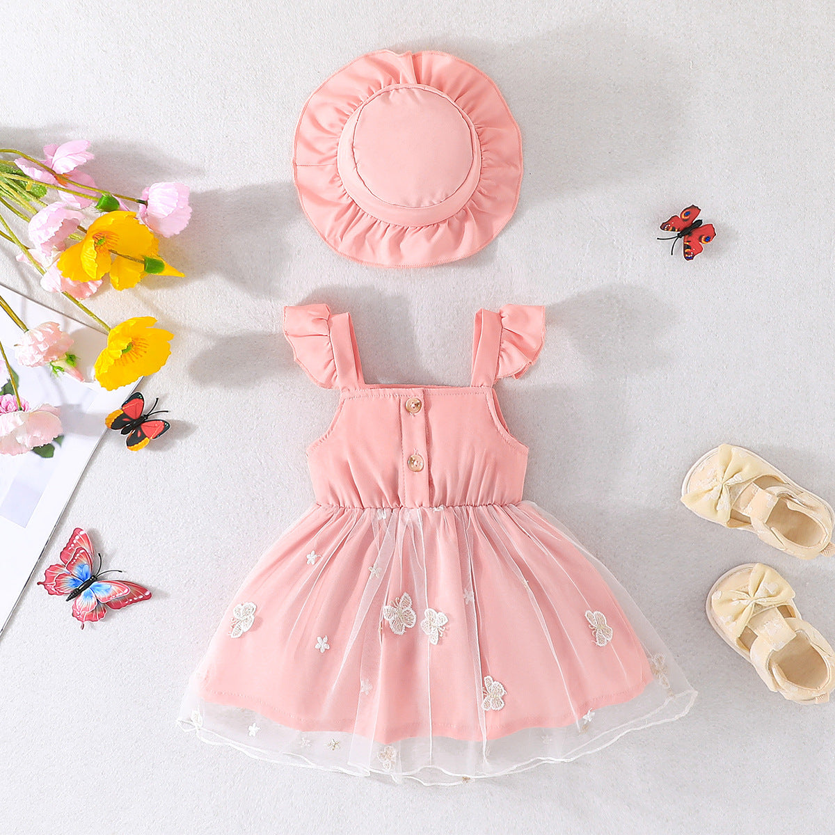 Applique Pinafore Dress