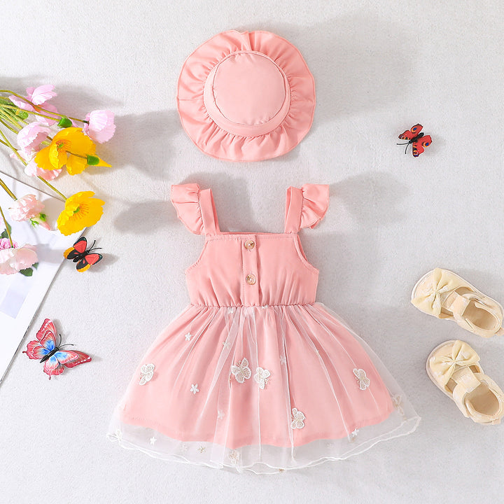 Applique Pinafore Dress