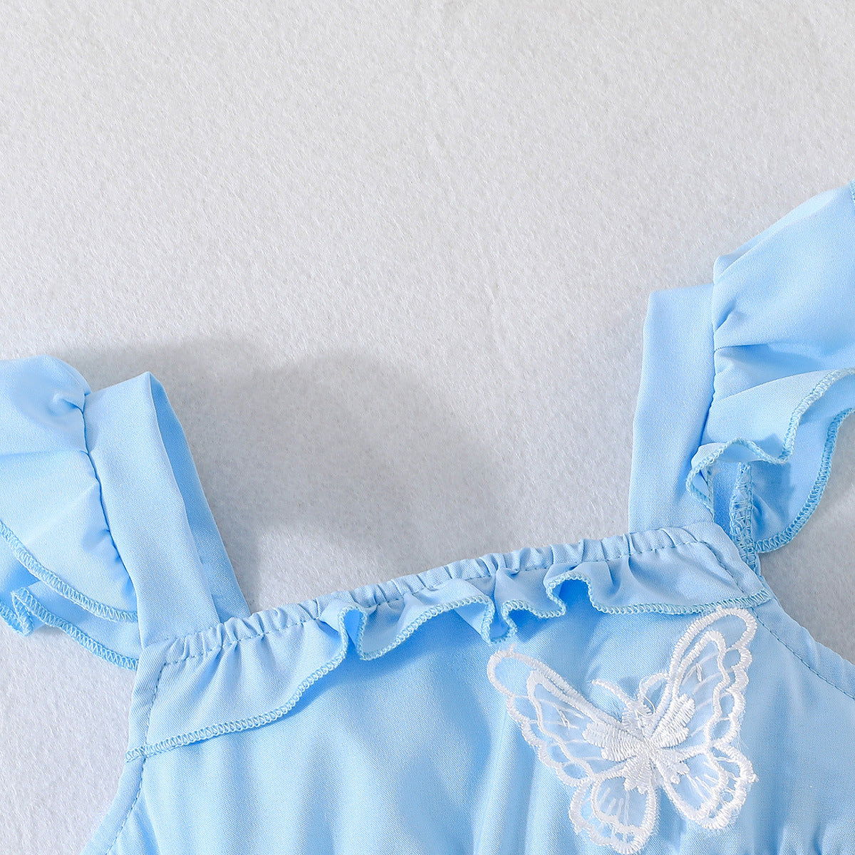 Girls Embellished Applique Fit and Flare Dress