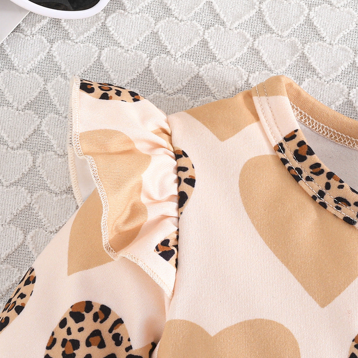 Girls Printed Top With Trousers