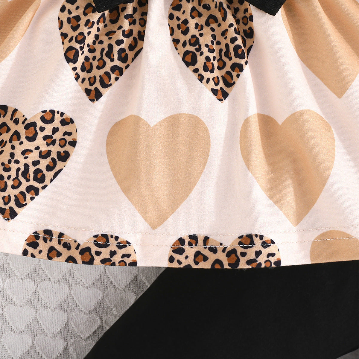 Girls Printed Top With Trousers