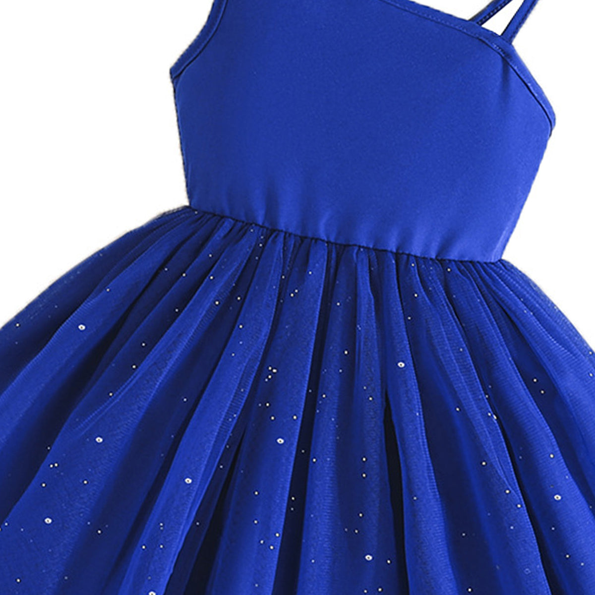Girls One Shoulder Applique Balloon Mini Dress