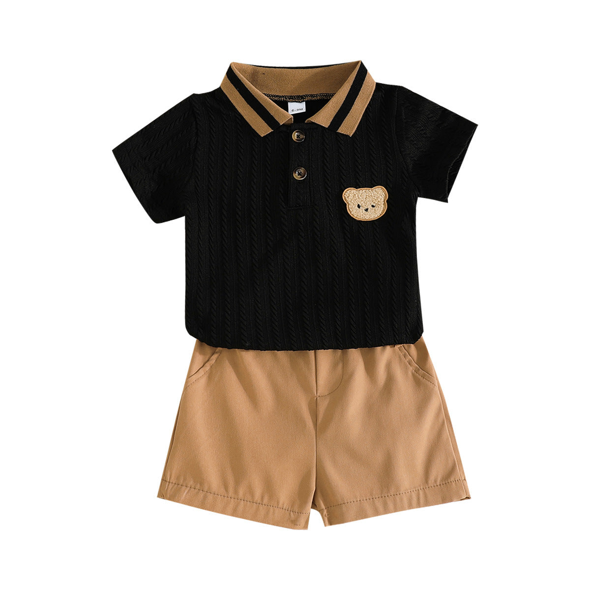 Boys Shirt Collar Shirt With Shorts