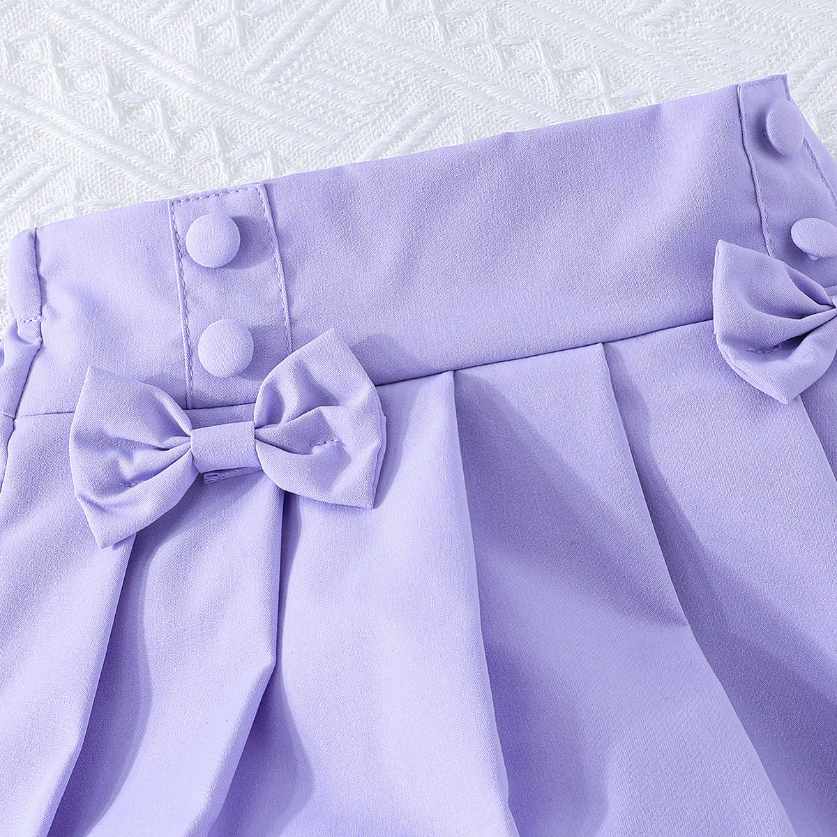 Girls Shoulder Straps Top with Skirt And Waistcoat