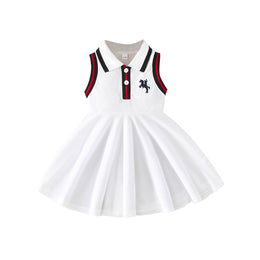 Solid Fit and Flare Dress