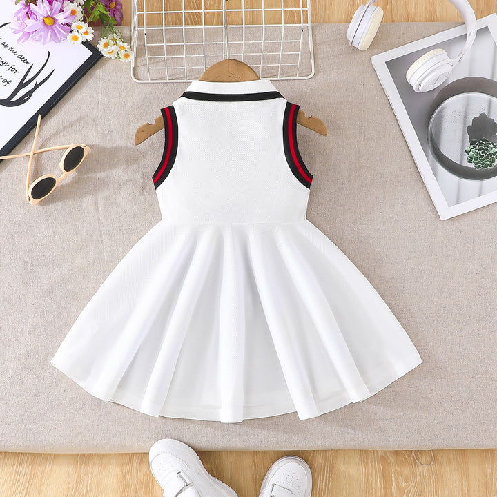 Solid Fit and Flare Dress