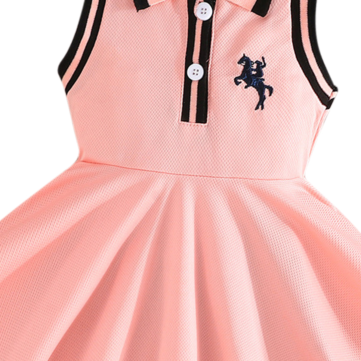 Solid Fit and Flare Dress