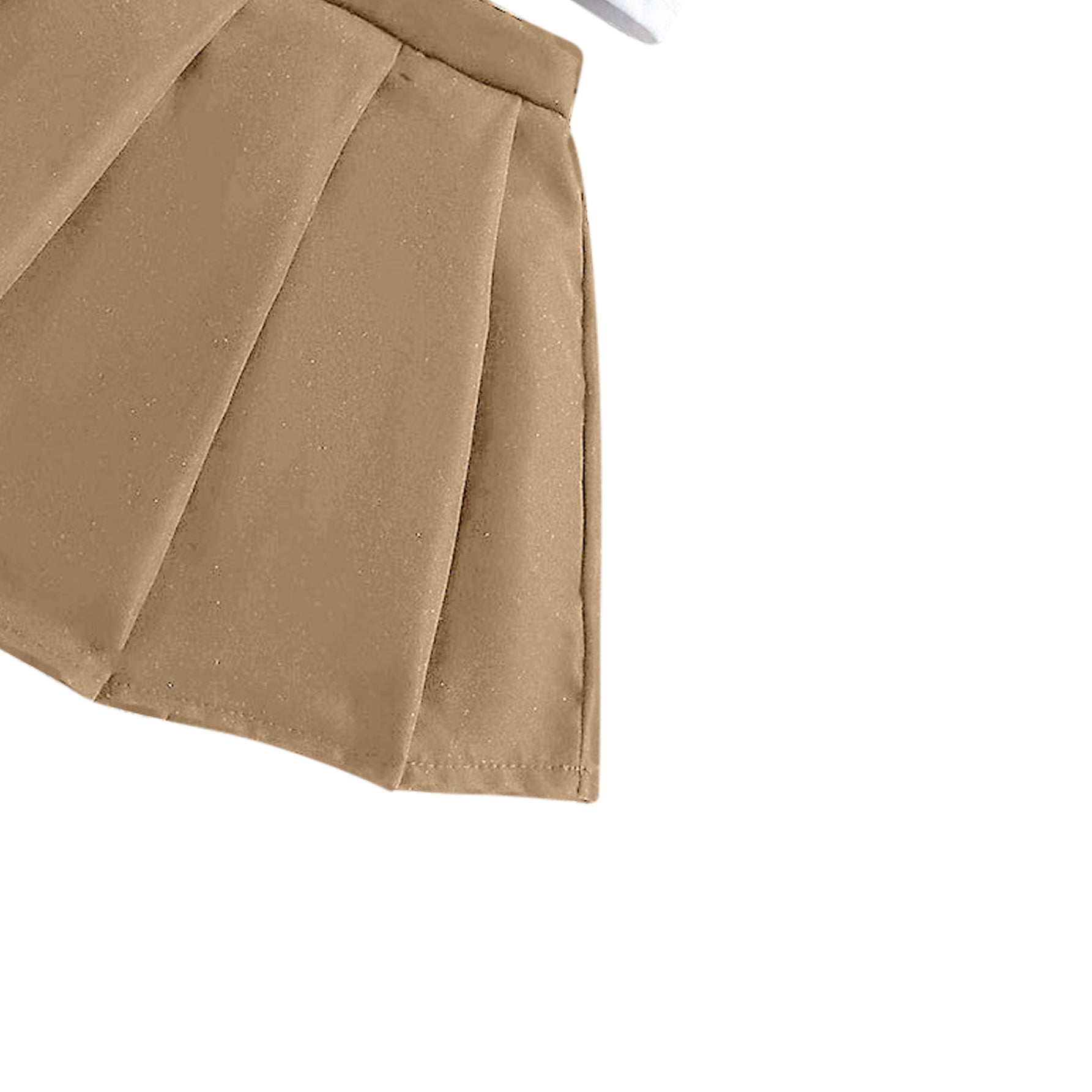 Solid Top and Skirt Set