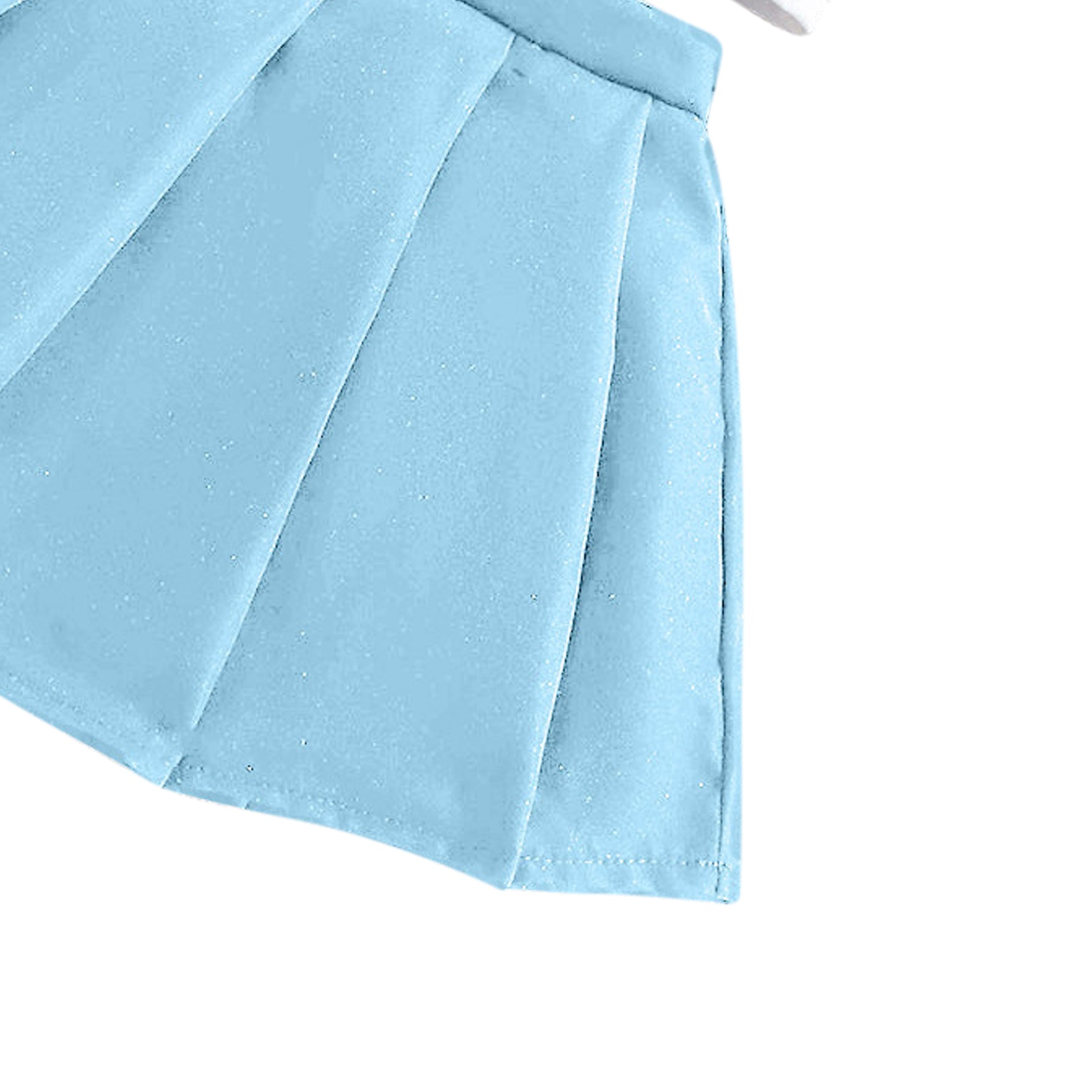 Solid Top and Skirt Set