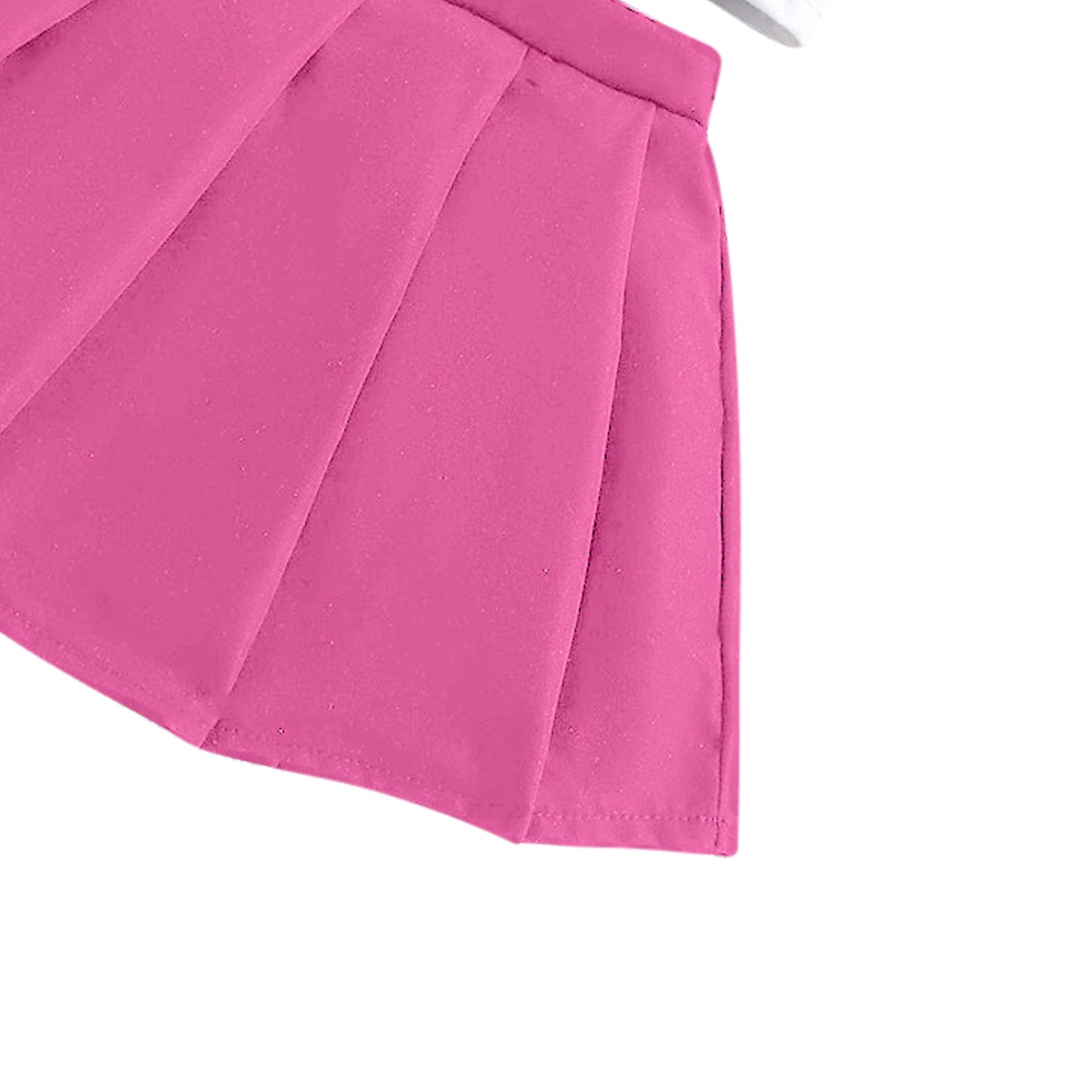 Solid Top and Skirt Set