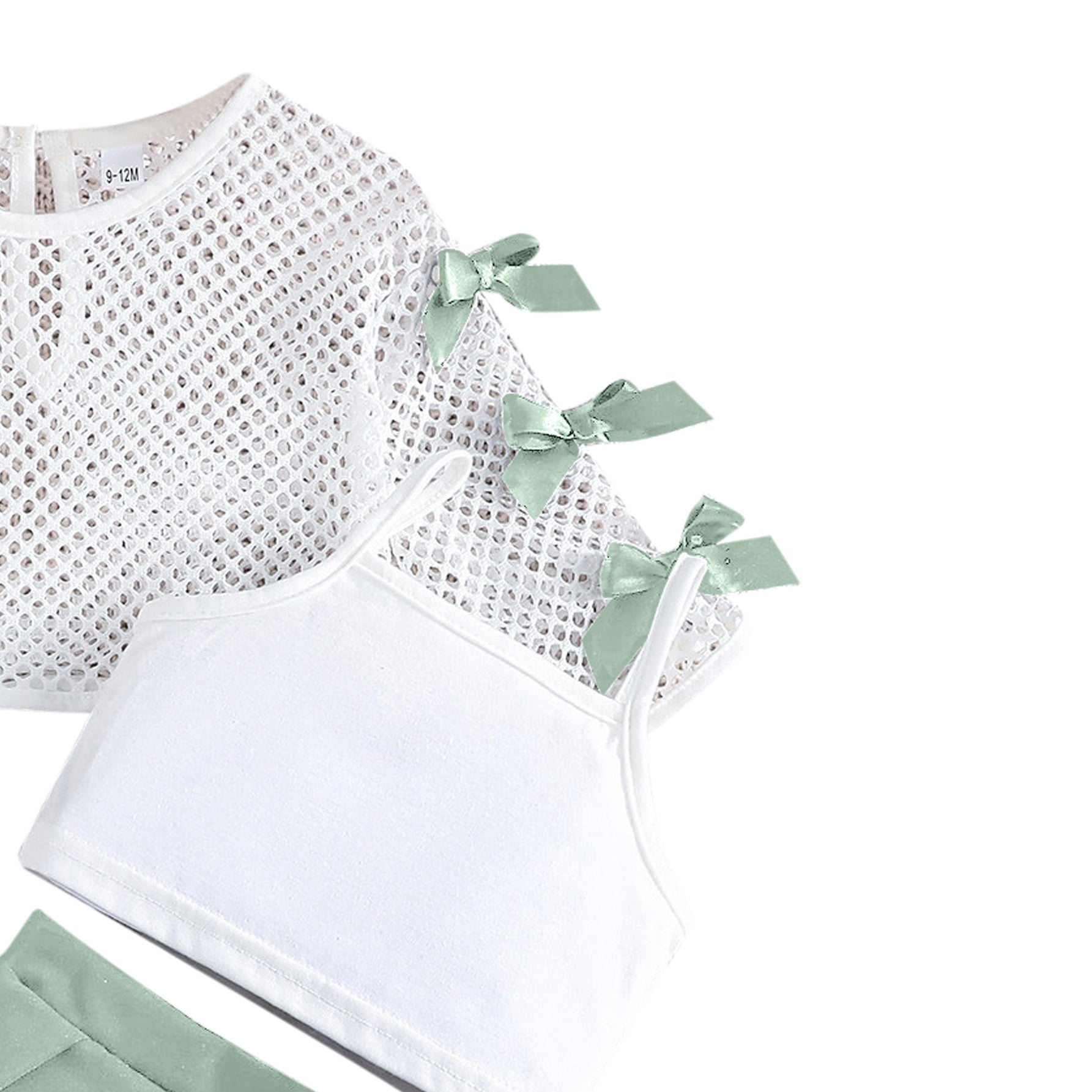 Solid Top and Skirt Set