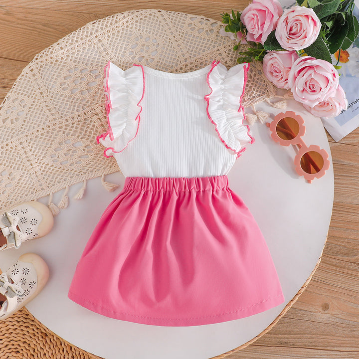 Girls Top with Skirt
