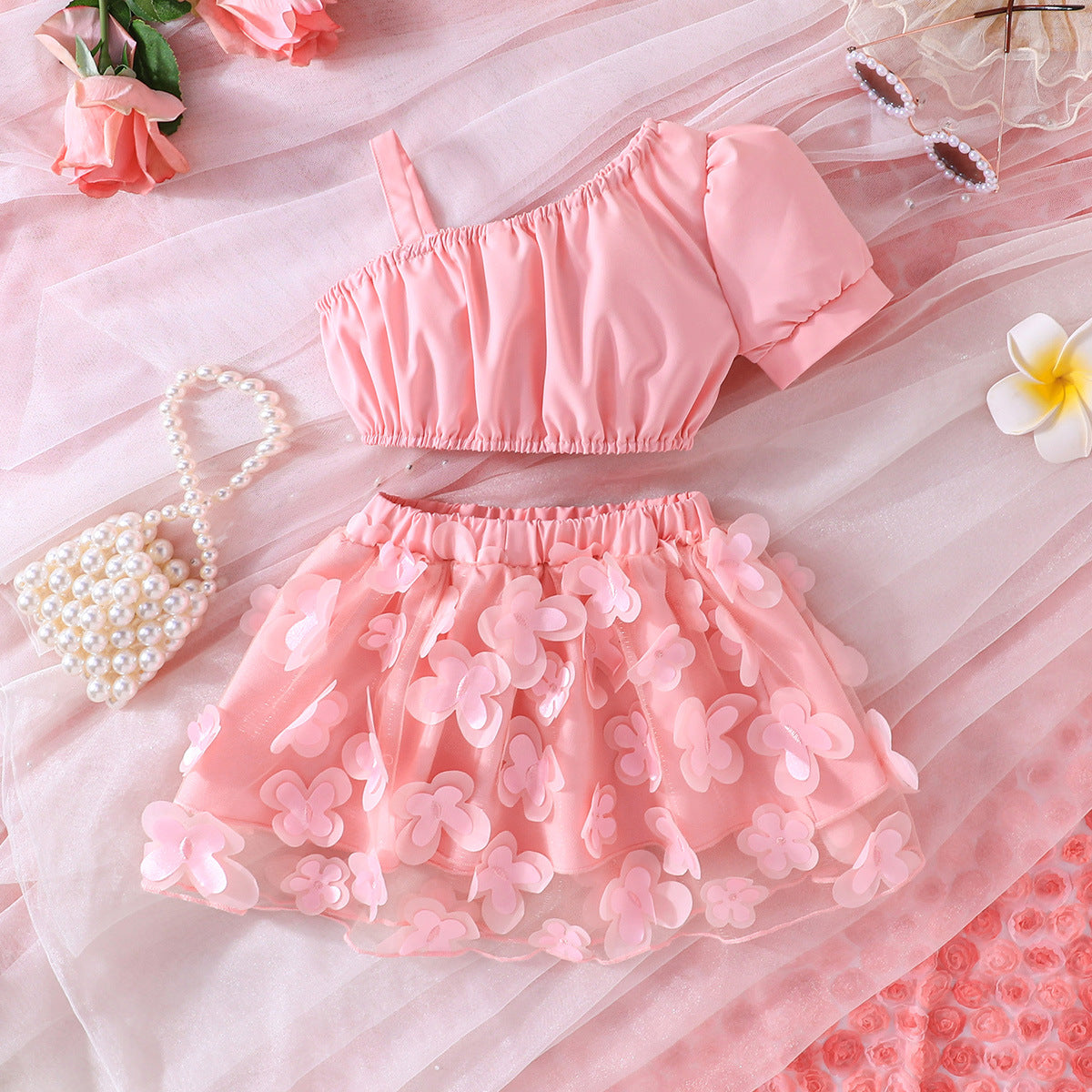 Girls Top with Skirt