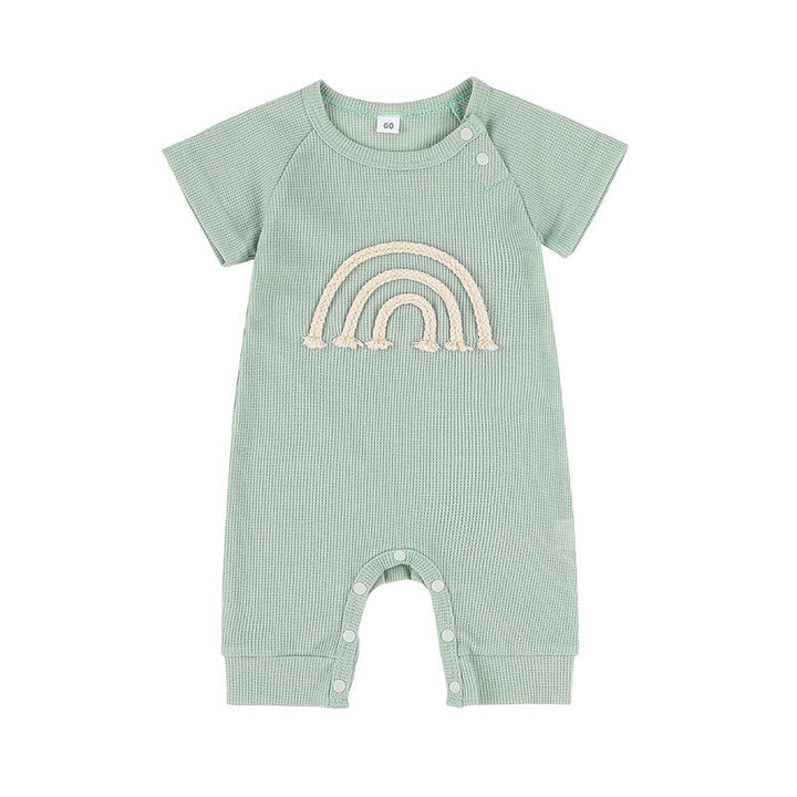 Kids Striped Envelop Neck Rompers