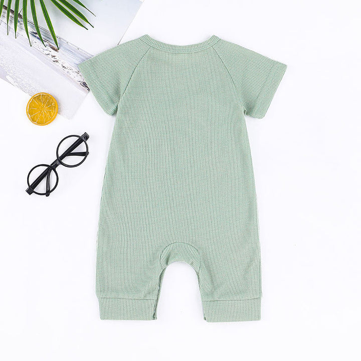 Kids Striped Envelop Neck Rompers