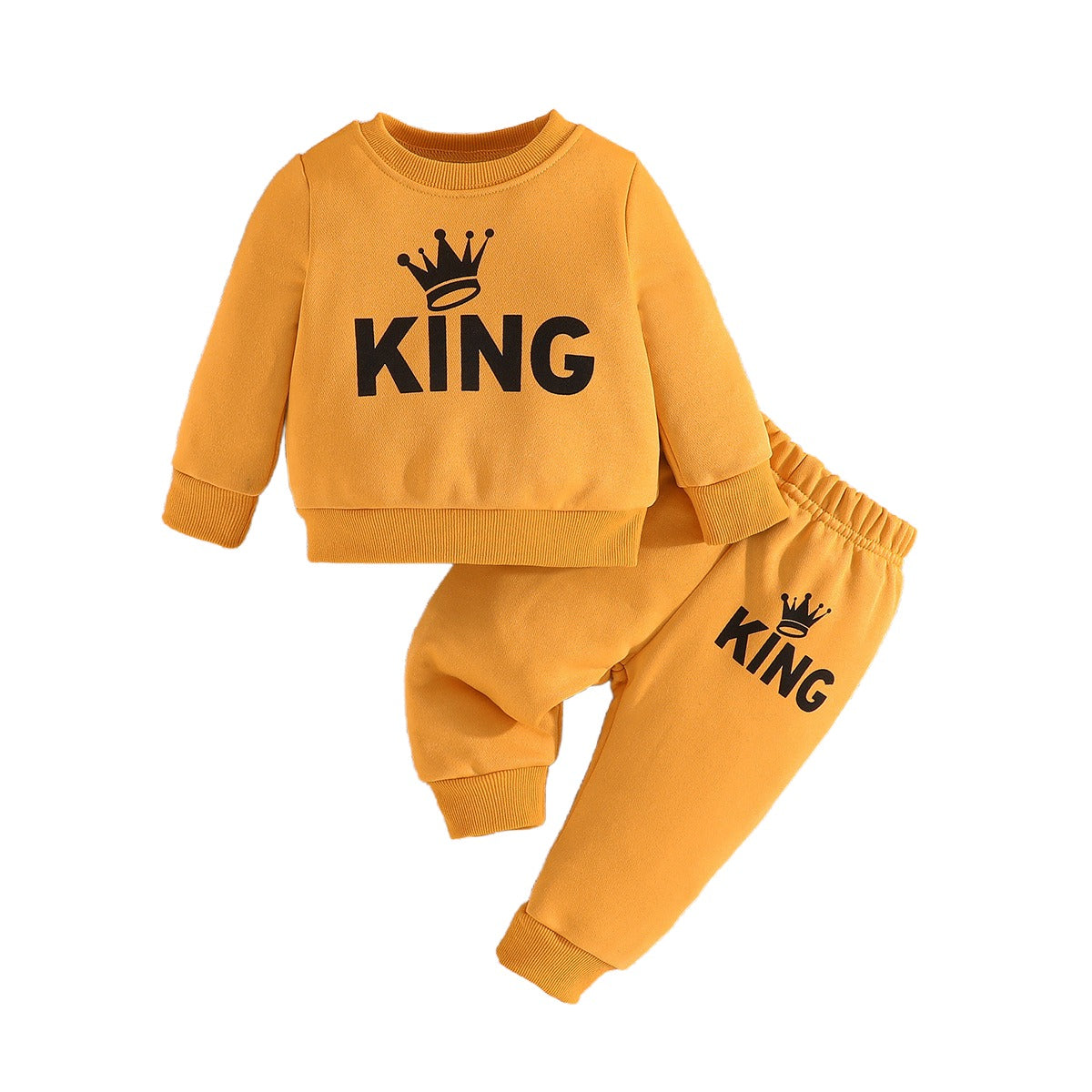 Boys Yellow Printed Top with Pyjamas
