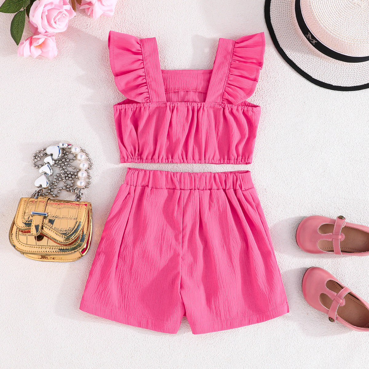 Girls Top with Shorts