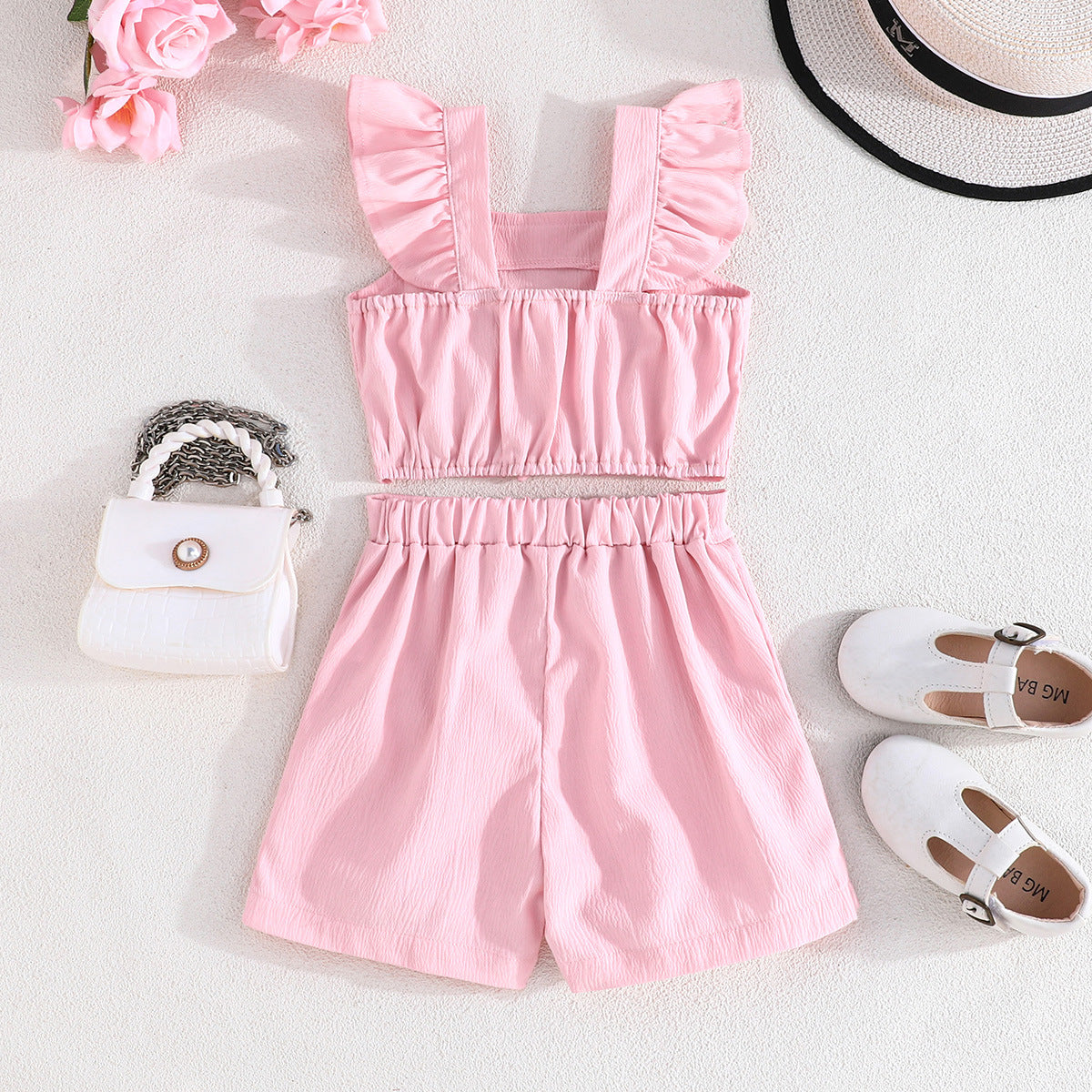 Square Neck Top & Shorts