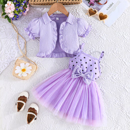 Girls Printed Tunic with Skirt