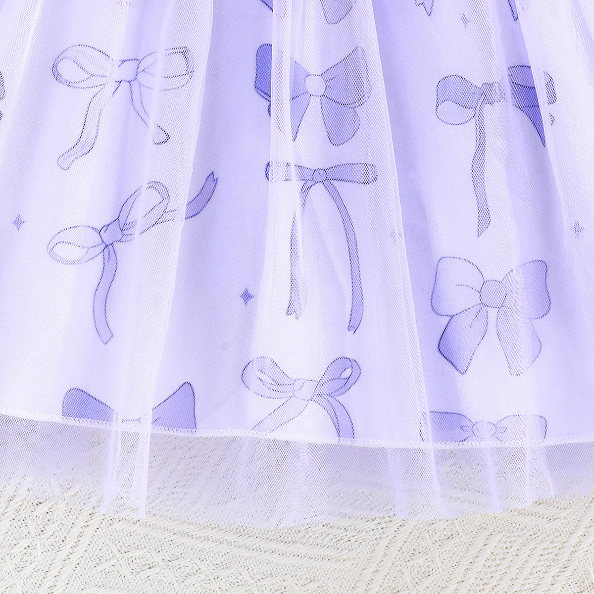 Girls Printed Tunic with Skirt Set
