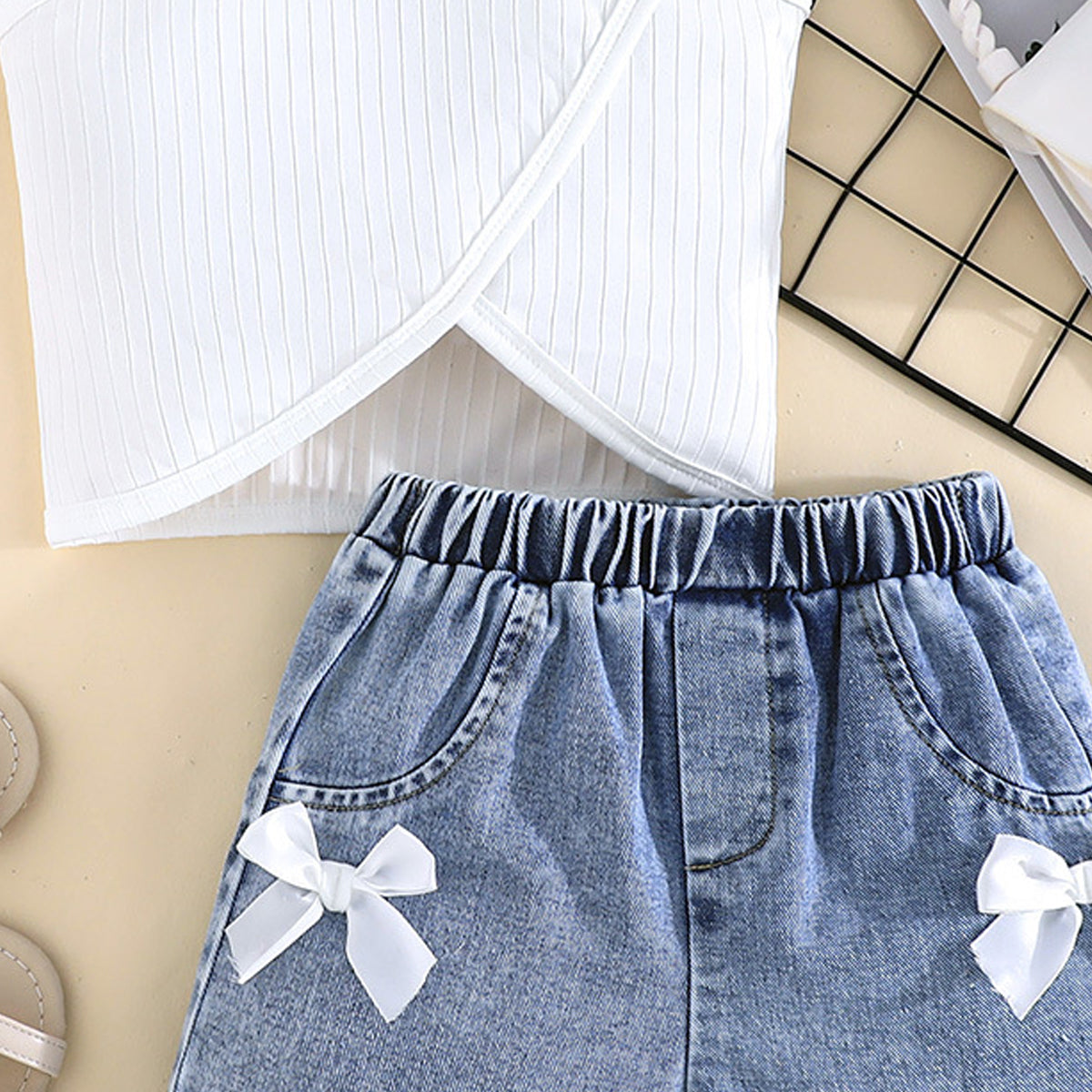 Girls Top With Shorts