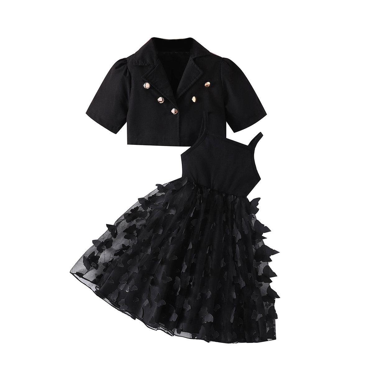 Girls Top With Skirt
