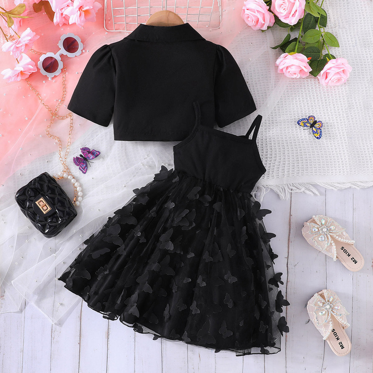 Girls Top With Skirt