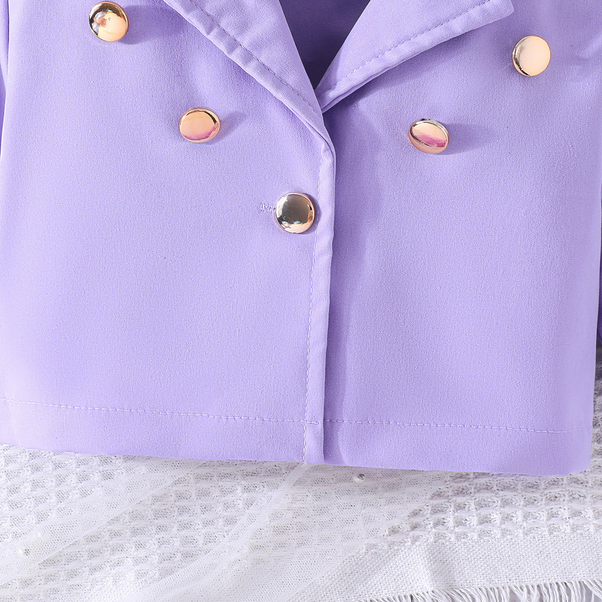 Girls Tunic With Skirt And Blazer