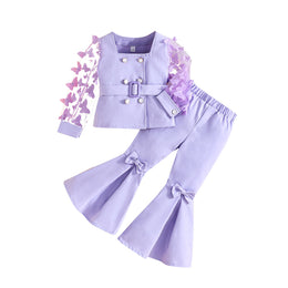 Girls Embellished Top with Palazzos