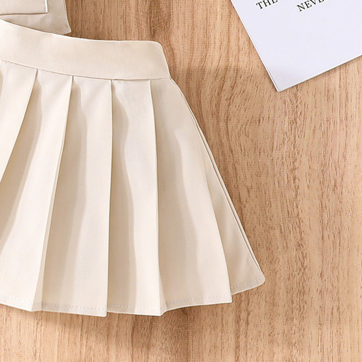 Girl Coat with Skirt Clothing Set