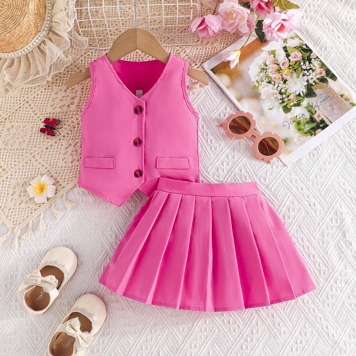 StyleCast x Girls Revolte Girls Coat with Skirt