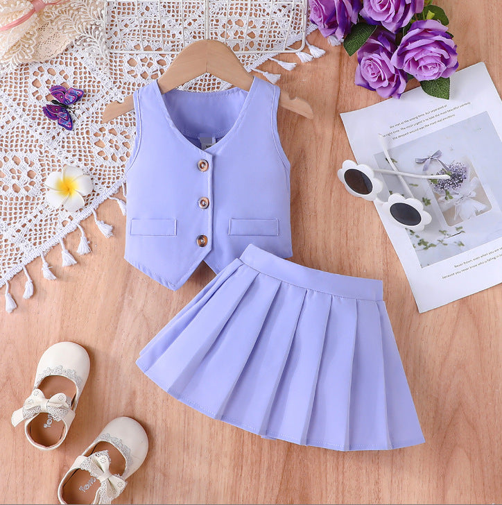 Girls Coat With Skirt