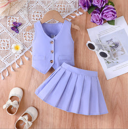 Girls Coat With Skirt