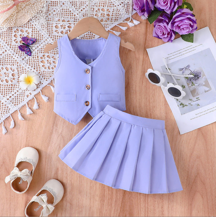 Girls Coat With Skirt